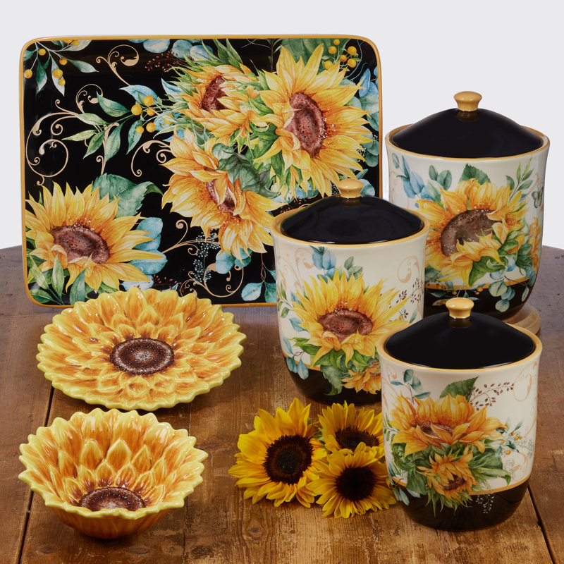 Certified International Sunflower Fields Pitcher & Reviews | Wayfair